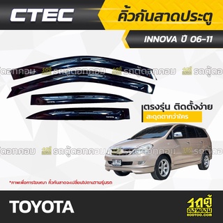 CTEC คิ้วกันสาดประตู TOYOTA: INNOVA