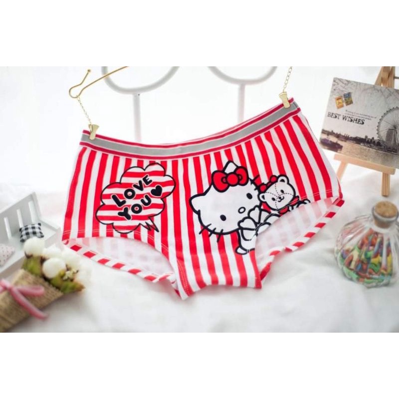 กางเกงในผู้ใหญ่พิม ลายคิดตี้ ลายมายเมโลดี้ผ้าฝ้ายsize Mโล้ะสต้อก