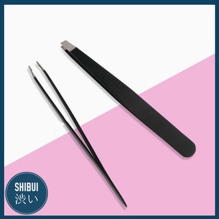 SHIBUITH Slanted Tweezer ที่ถอนขนคิ้ว ที่ถอนขน อย่างดี มี 2 รุ่น