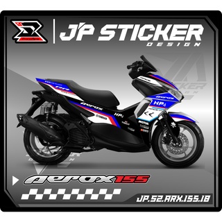 Aerox สติกเกอร์ ลายโลโก้ AEROX 155 NEW -STICKER MOTOR YAMAHA AEROX 155 (JP.S2) 018