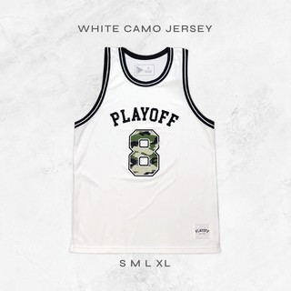 WHITE CAMO JERSEY เสื้อบาส