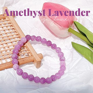 หินอะเมทิสต์ลาเวนเดอร์ Amethyst Lavender 🍬 หินแท้100% ไม่ใช่ลูกปัด