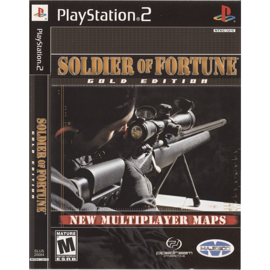 แผ่นเกมส์ Soldier of Fortune Gold Edition PS2 Playstation 2 คุณภาพสูง ราคาถูก