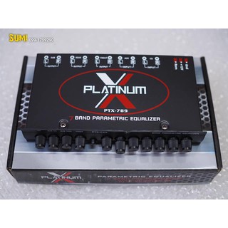 ปรีแอมป์รถยนต์ ปรีแอมป์ 7 แบน PLATINUM X รุ่น PTX-789 ของใหม่