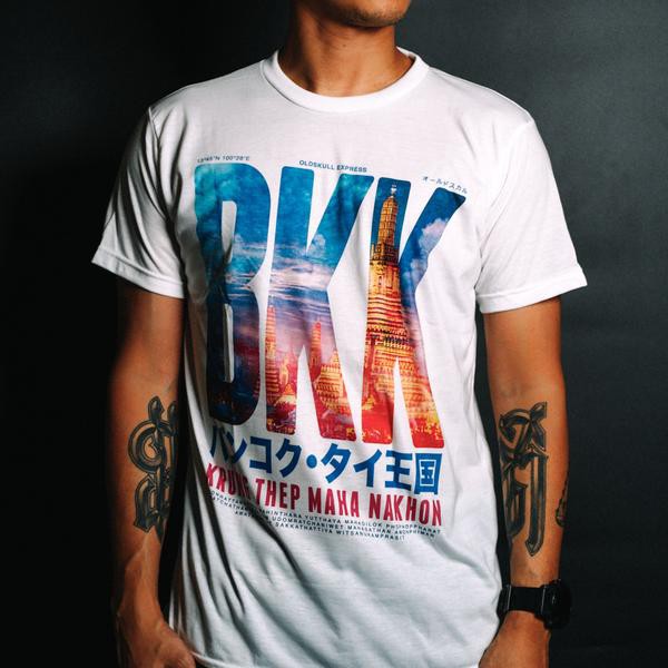 เสื้อยืด OLDSKULL EXPRESS HD NO.113 : BKK