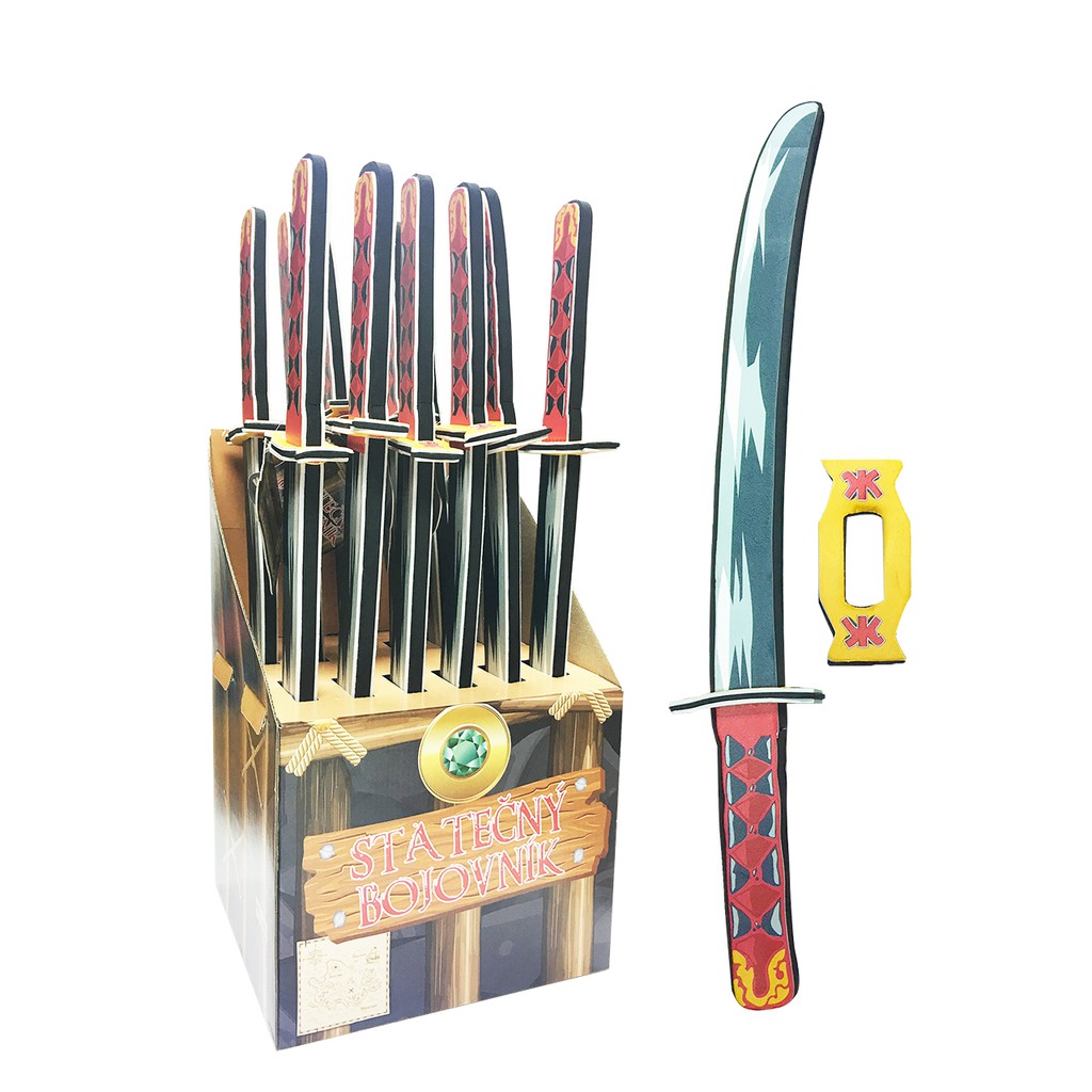 ดาบ Sword Red Ninja (ผลิตจากวัสดุ EVA Foam)