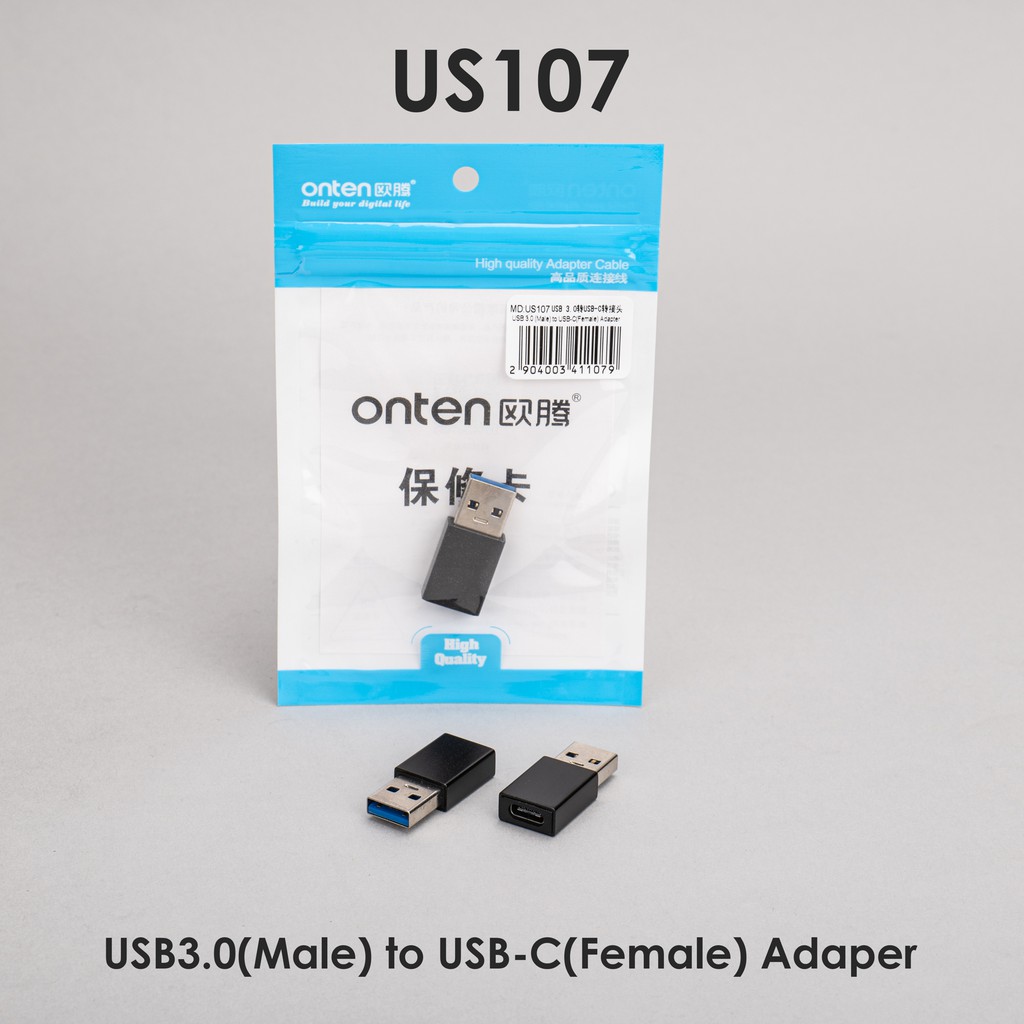 ONTEN USB3.0 (FEMALE) TO USB-C (MATE) (OTN-US107)