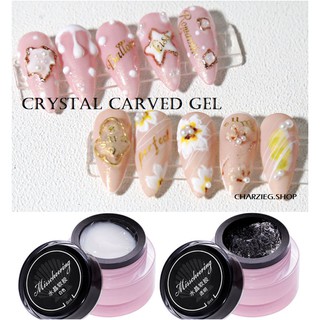 เจลปั้น Crystal carved gel พีวีซีซอฟเจล SOLID สําหรับตกแต่งเล็บ 8ML