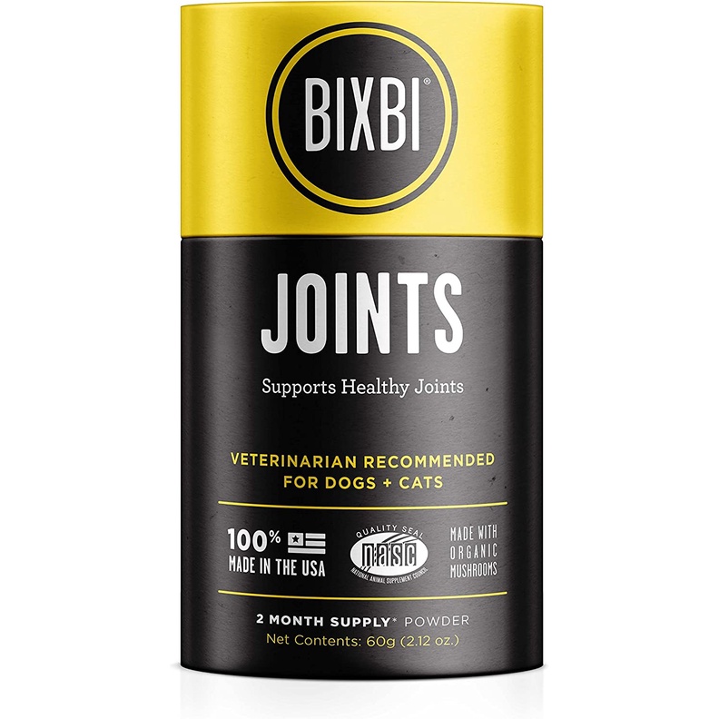 BIXBI JOINTS บำรุข้อต่อ ข้อกระดูก สะบ้า เอ็น สะโพก น้ำในข้อ สุนัข-แมว ออร์แกนิก 100% (ผลิตอเมริกา)