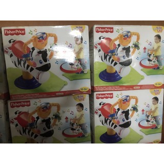 ม้าลายดึ๋งดั๋ง Fisher-Price Go Baby Go! Bounce &amp; Spin Zebra