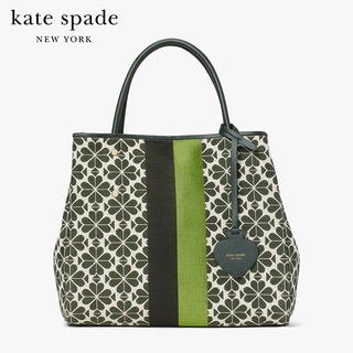 KATE SPADE NEW YORK SPADE FLOWER JACQUARD EVERYTHING MEDIUM TOTE PXRUB289 กระเป๋าถือ