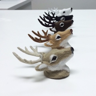 mininature deer head (S) ของตกแต่งผนัง หัวกวางจำลอง แม่เหล็ก