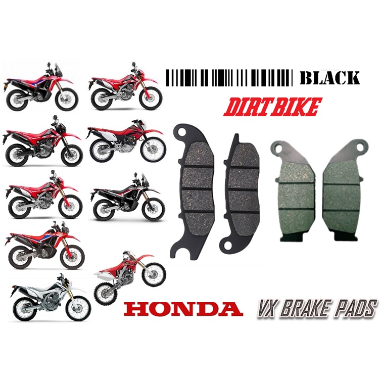 HONDA DIRT BIKE DAYTONA VX ผ้าเบรก CFR250 L CFR250 M CRF250 RL CRF250 RALLY คุณภาพดีที่สุด