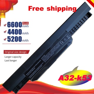 Wholesale New 9cells laptop battery for Asus A43 A53 K43 K53 X43 A43B A53B K43B K53B X43B Series A32-K53 A42-K53 Free sh