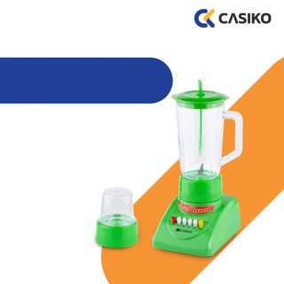 CASIKO เครื่องปั่นน้ำผลไม้ 2in1 รุ่น CK 9500 2 โถปั่นและโถบดแห้ง โถปั่นความจุ 1 ลิตร ใบมีสเตนเลส กำลังไฟ 300 W