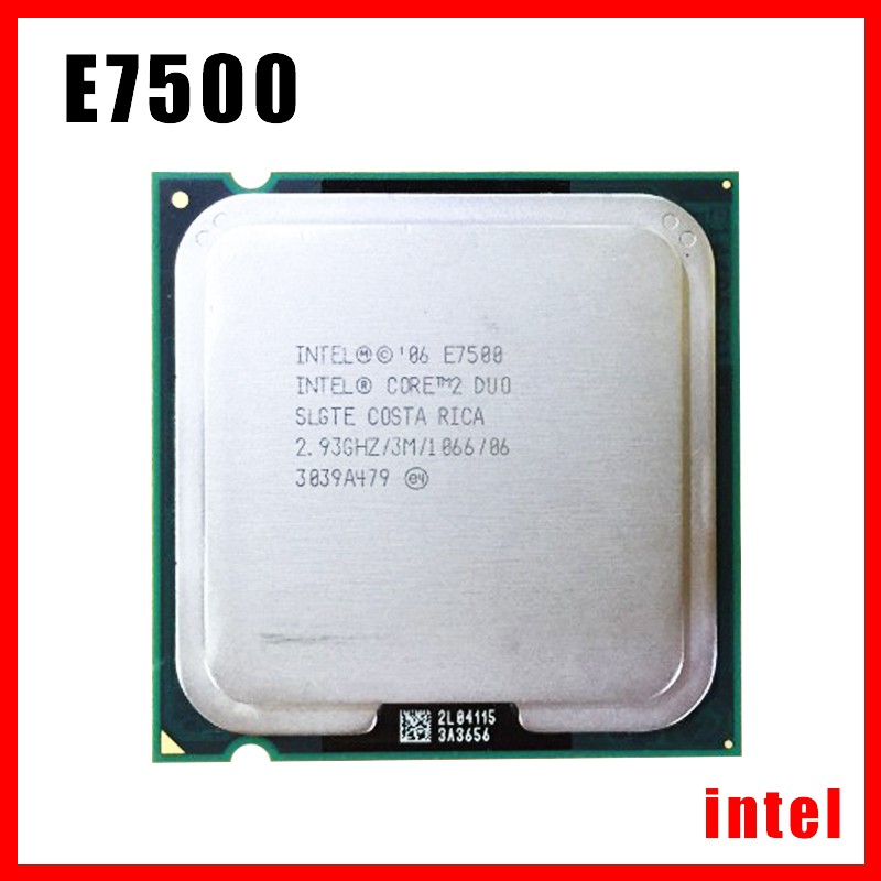 Intel Core 2 dual-core E7600 E7500 E7400 E7300 E7200 E5506 CPU 775-pin