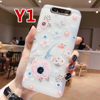 เคสนิ่มลายดอกไม้สําหรับเคสมือถือป้องกันรอยสําหรับ Samsung S 8 S 9 A 10 A 20 A 30 A 40 A 50 A 60 A 70 A 80 A 90 M 1030 D M 20s