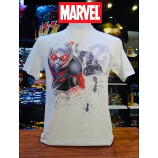 เสื้อยืดMarvel ลิขสิทธิ์แท้ลาย AntMan สีขาว(mvx-103)