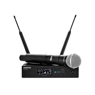 ไมโครโฟนไร้สาย แบบมือถือ SHURE QLXD24/SM58 System QLXD2/SM58 Handheld Transmitter ของแท้ UHF Wireless Microphone