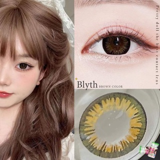 คอนแทคเลนส์ รุ่น Blyth ยี่ห้อ Pretty doll ตาโตแบ๊วๆ มีสี เทา ตาล สายตาปกติ