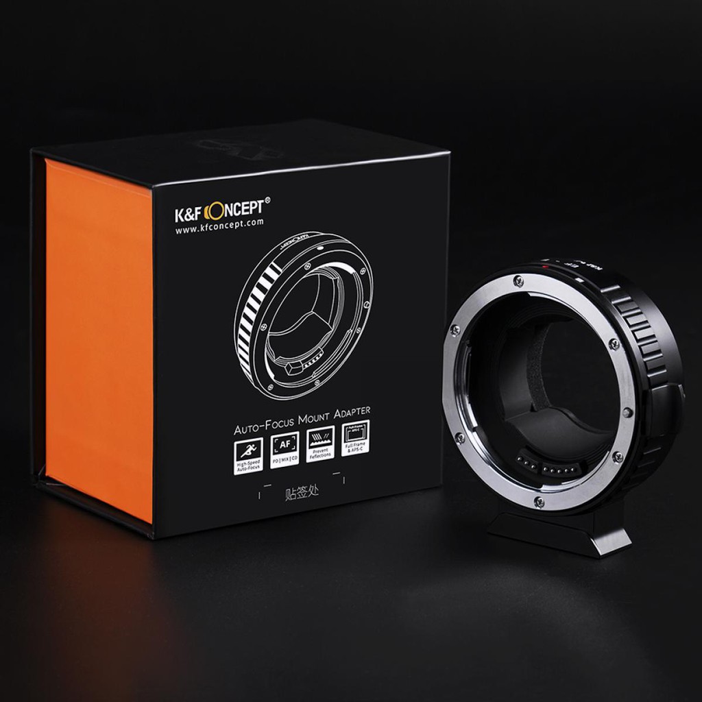 K&F LENS ADAPTER MOUNT EF - E (Canon EF-Sony E) Auto focus KF06.433/06.466
