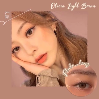 [ขายดี] Kitty Kawaii Contact Lens : Mini Olivia Light Brown / Gray (มีอย. ปลอดภัย) - คอนเทคเลนส์ รายเดือน kittykawaii