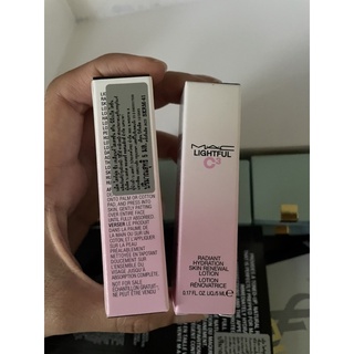 แท้ กล่องไทย MAC LIGHTFUL C3 RADIANT HYDRATION SKIN RENEWAL LOTION 5ml. โทนเนอร์ น้ำตบ