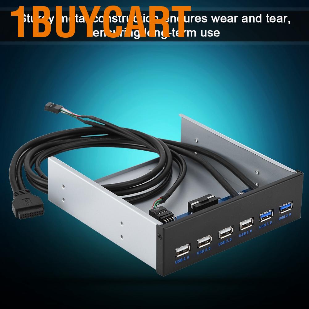 1buycart พอร์ต Usb 9 Pin 19 ถึง 2X 3.0 + 4XUsb 2.0 6