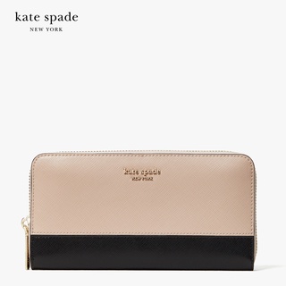 KATE SPADE NEW YORK SPENCER ZIP AROUND CONTINENTAL WALLET PWR00281 กระเป๋าสตางค์