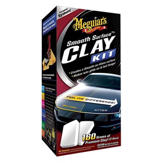 Car care solution CLAY KIT MEGUIARS SMOOTH SURFACE Car accessories Hardware hand tools น้ำยาดูแลรถยนต์ ชุดดินน้ำมันลบคร