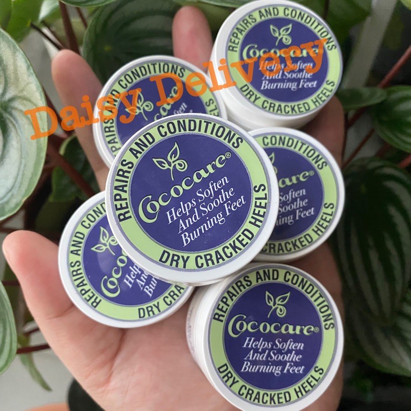 พร้อมส่ง Cococare Cracked Heels Cream ทาแล้วเท้านุ่ม ครีมบำรุงผิวเท้า รักษาส้นเท้าแตก ข้อศอก หัวเข่า ดำ ด้าน