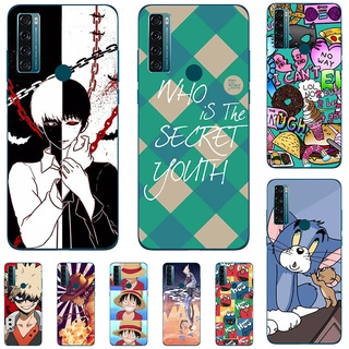 เคสโทรศัพท์มือถือซิลิโคนลายการ์ตูนน่ารักสําหรับ Tcl Bremen 5G Tcl 20AX Tcl 20R 5G