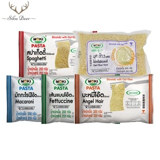 MOKI บุกเส้น ขนาด 200g บุกเพื่อสุขภาพ บะหมี่โอ๊ต สปาเก็ตตี้ เส้นคีโต คลีน Shirataki with Oat Fiber Keto friendly clean