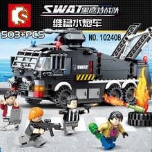 ประกอบปริศนา Lego Sembo Block Swat NO .102408: ไม ้ ตีรุนแรง