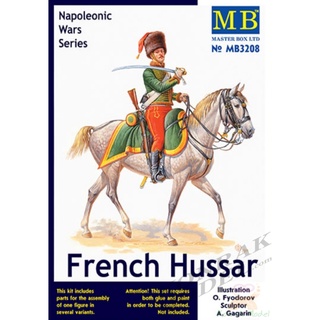 โมเดลฟิกเกอร์ MB3208 "French Hussar, Napoleonic Wars Series 1/32