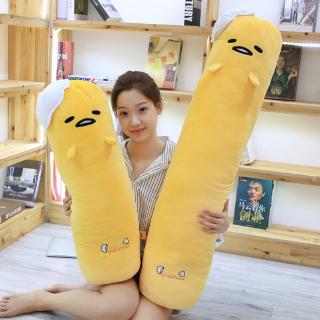 หมอนตุ๊กตานุ่ม รูปการ์ตูน Gudetama สีเหลืองน่ารัก ขนาด 68 ซม. 110 ซม. ของขวัญวันเกิด วันวาเลนไทน์