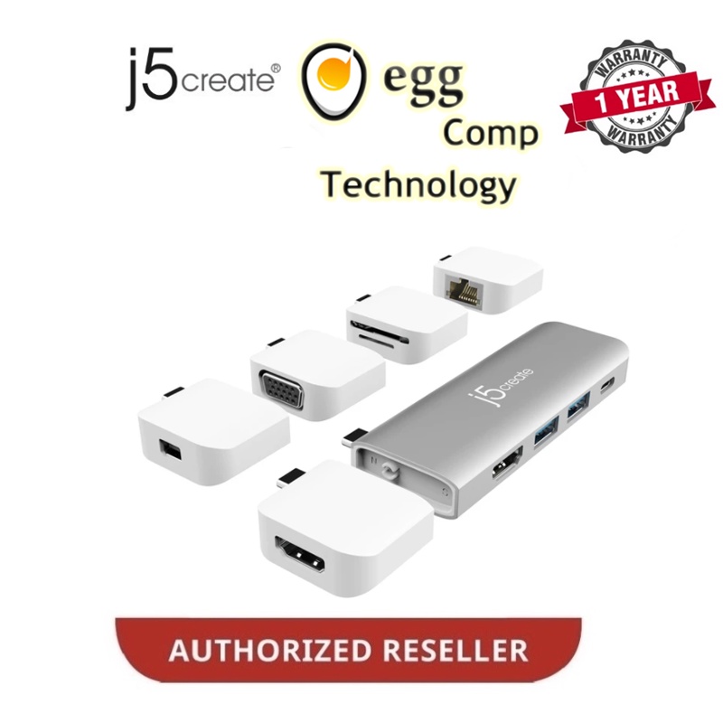 J5CREATE JCD389 ULTRADRIVE Kit USB-CTM Multi-Display Modular Dock