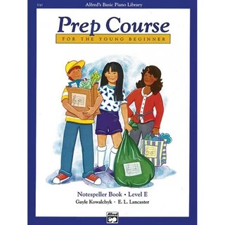 หนังสือเรียนเปียโน Alfred's Basic Piano Prep Course: Notespeller Book