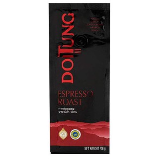 DOITUNG Espresso Roasted 100% Arabica Ground Coffee กาแฟดอยตุง เมล็ดกาแฟคั่วบด เอสเพรสโซ่โรสต์ 200g