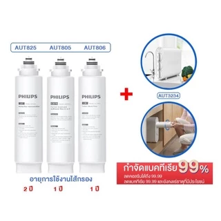 Philips Water Dispenser AUT805/806/825 Filter ไส้กรอง น้ำดื่ม เครื่องกรองรุ่นRO AUT3234 ประกันศูนย์