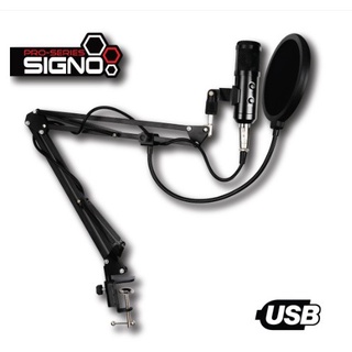 SIGNO USB Condenser Sound Recording รุ่น MP-704 (ไมค์โครโฟน)