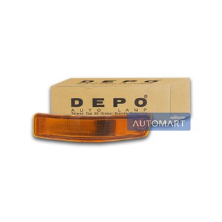 DEPO ไฟในกันชน TOYOTA AE102 ข้างซ้าย เเบบสั้น (สีส้ม) (1ชิ้น)