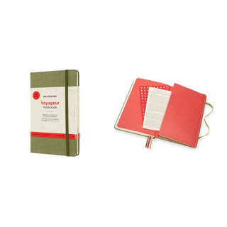 Moleskine สมุดบันทึกรุ่น VOYAGEUR เขียว ELM Moleskine Notebook VOYAGEUR Green ELM