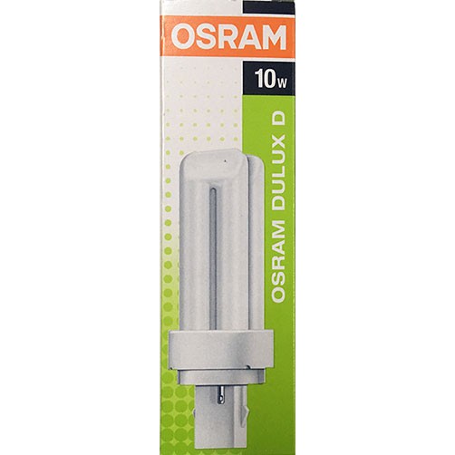 OSRAM หลอดตะเกียบ DULUX D 10W 2PIN G24D-1