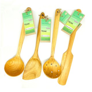 ทัพพีตักข้าวไม้สัก - ไม้พาย ยี่ห้อ ดาร์โปรดักส์ (Dar Products) Teak Wooden Utensil  / 1 ชิ้น