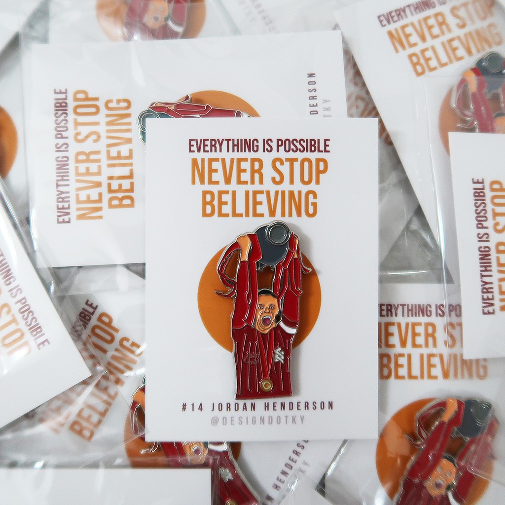 เข็มกลัดเคลือบลิเวอร์พูล FC / ป้าย - Jordan Henderson (Limited Edition)