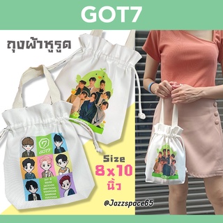 ถุงผ้าGOT7 ถุงผ้าปากจีบ Mini Tote bag [พร้อมส่ง]