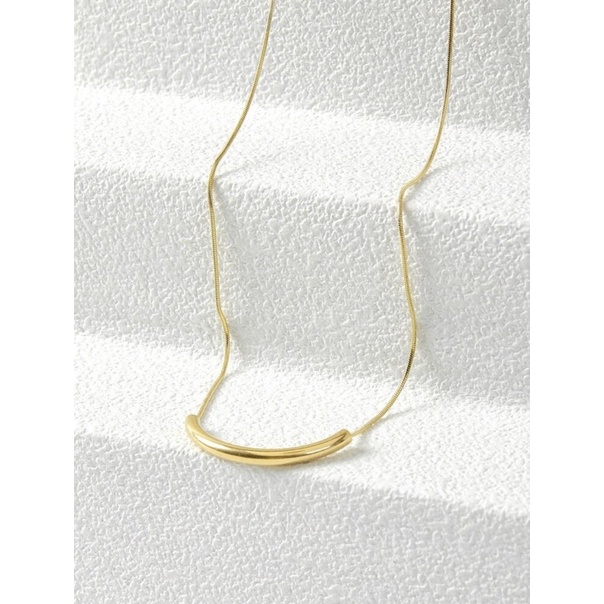 สร้อยคอเคลือบทอง 14k มินิมอล