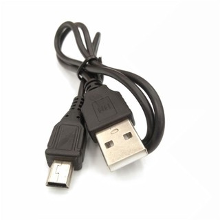 สายชาร์จ USB Mini 5 Pin ใช้ชาร์จกล้องติดรถยนต์หรือลำโพงMP3 สายยาว 52 ซม.