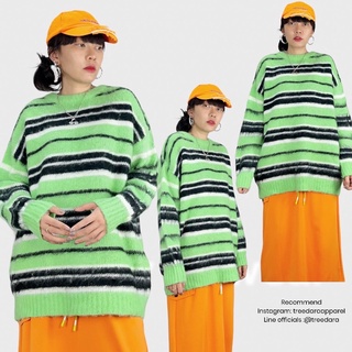 sweater Oversize ผ้าไหมพรม ทอลาย code:2755